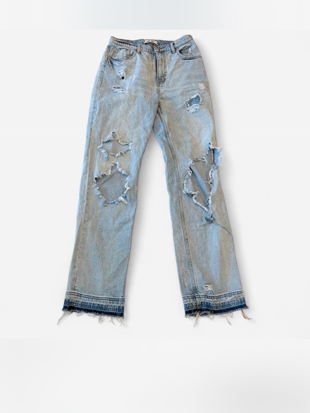 Light Blue we the Free Distressed Women’s Jeans